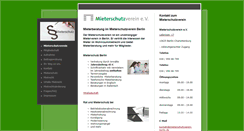 Desktop Screenshot of berliner-mieterschutzverein.de